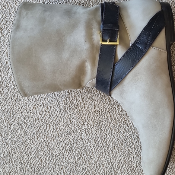 Italian Suede Booties - Picture 3 of 6